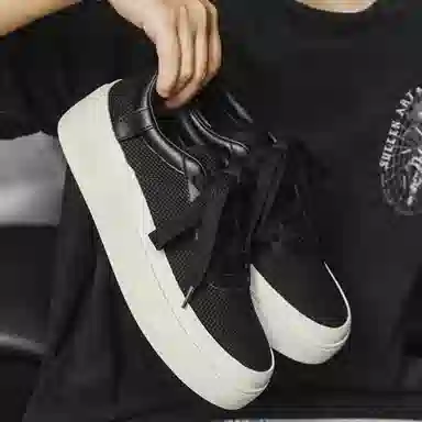 乐乐鱼 百搭休闲小众厚底隐形内增高通勤 包裹性 低帮 板鞋 男款