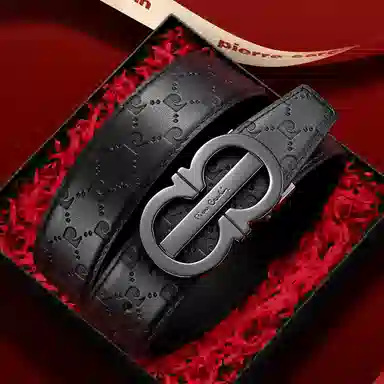 Pierre Cardin Automatic Buckle Belt Black