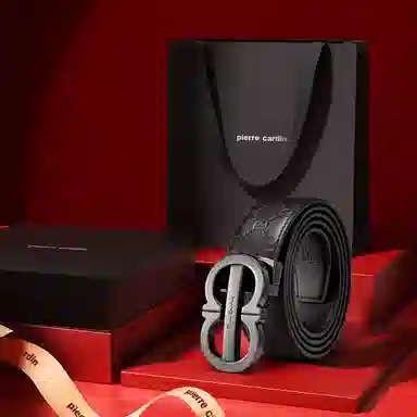 Pierre Cardin Automatic Buckle Belt Black