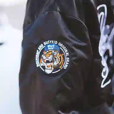 Holycrap Bomber Jacket Black