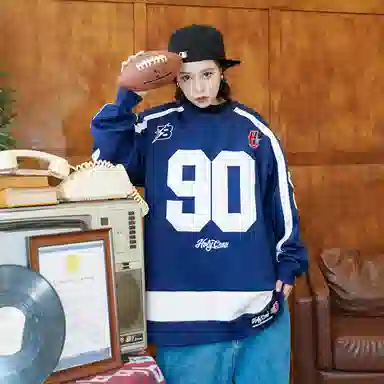 Holycrap Navy Sweatshirt