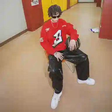 Holycrap Hip Hop Sweatshirt Red