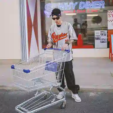 Holycrap Silver Embroidered Tee