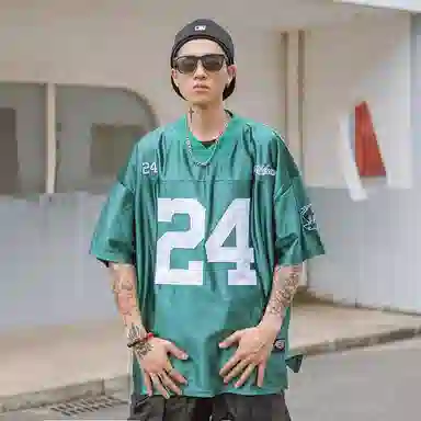 Holycrap V-Neck Embroidered Tee