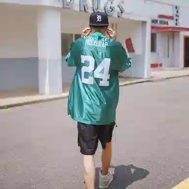 Holycrap V-Neck Embroidered Tee