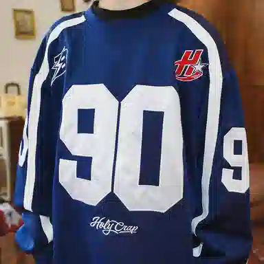 Holycrap Navy Sweatshirt