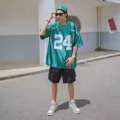 Holycrap V-Neck Embroidered Tee