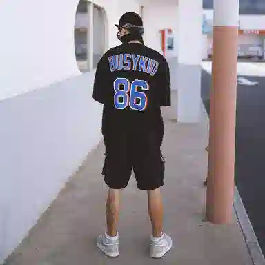 Holycrap 86 Mesh Baseball Cardigan Black