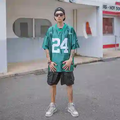 Holycrap V-Neck Embroidered Tee