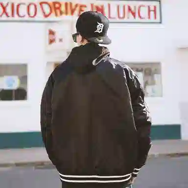 Holycrap Bomber Jacket Black