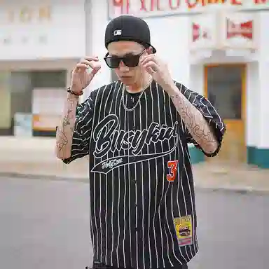 Holycrap V-Neck Embroidered Tee