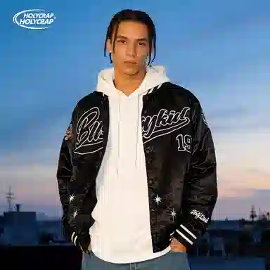 Holycrap Bomber Jacket Black
