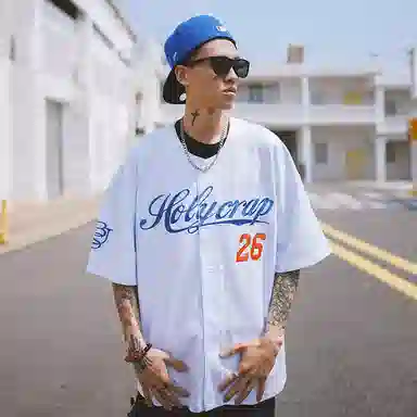 Holycrap Crewneck Loose Fit T-Shirt White