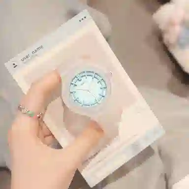 番米拉石英机芯 国表 女表 蓝色表盘