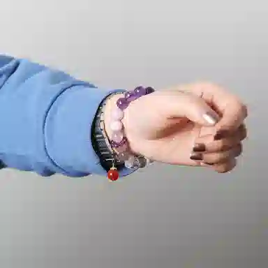 潘家园 九紫离火 水晶 玉石手串 女款