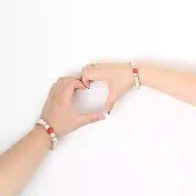 潘家园 星月菩提搭配朱砂老型桶珠合金隔片点缀完美结合 星月菩提 菩提类手串 男女同款情侣款