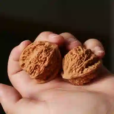 潘家园 蚂蚁沟狮子头 尖儿 宽边兜底 圆底微凹 小气门 大肚子 主筋粗犷  骨质佳 文玩核桃 核桃类手把件 男女同款情侣款