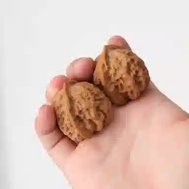 潘家园 老树原生态自然桩形 文玩 文玩核桃 核桃类把件 男女同款情侣款