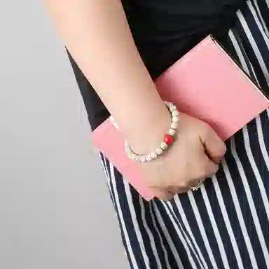 潘家园 星月菩提搭配朱砂老型桶珠合金隔片点缀完美结合 星月菩提 菩提类手串 男女同款情侣款