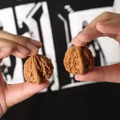 潘家园 精品文玩核桃把玩 锻炼手指灵活性 涿鹿南将石狮子头 桃核 把件 男女同款情侣款
