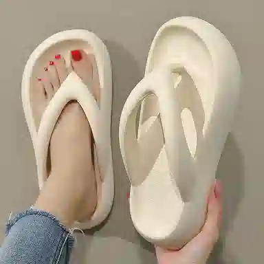 猫力 简约时尚百搭人字拖鞋 女款