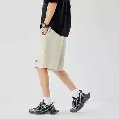 三体 危机系列 织唛抽绳五分美式复古学生多巴胺篮球裤宽松时尚百搭高街潮牌舒适潮流透气学生多巴胺户外休闲短裤 男女同款