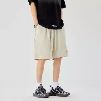 三体 危机系列 织唛抽绳五分美式复古学生多巴胺篮球裤宽松时尚百搭高街潮牌舒适潮流透气学生多巴胺户外休闲短裤 男女同款