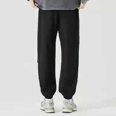 三体 时尚百搭简约舒适休闲裤 男女同款