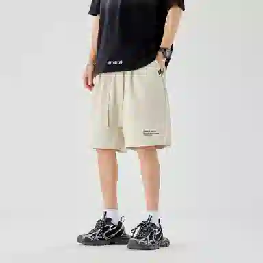 三体 危机系列 织唛抽绳五分美式复古学生多巴胺篮球裤宽松时尚百搭高街潮牌舒适潮流透气学生多巴胺户外休闲短裤 男女同款