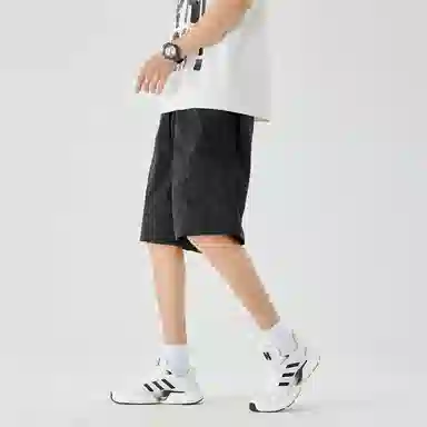 三体 超级符号系列 织唛抽绳五分美式复古学生多巴胺篮球裤宽松时尚百搭高街潮牌舒适街头透气学生机能风休闲短裤 男女同款