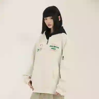 三体 虫子从来就没有被真正战胜过系列 美式复古简约基础字母印花宽松百搭潮牌棒球领户外工装开衫飞行员服夹克外套 男女同款