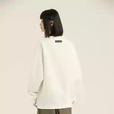 三体 太空军舰队系列 美式复古简约基础款字母印花宽松休闲百搭高街潮牌时尚舒适个性学生多巴胺重磅圆领套头长袖卫衣 男女同款