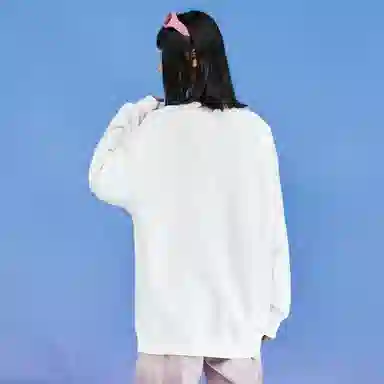 三体 露珠公主云天明的三个童话系列 卡通像宽松圆领套头美式高街简约通勤卫衣 男女同款