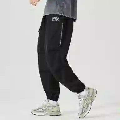 三体 时尚百搭简约舒适休闲裤 男女同款