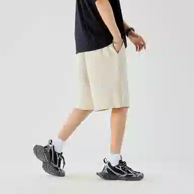 三体 危机系列 织唛抽绳五分美式复古学生多巴胺篮球裤宽松时尚百搭高街潮牌舒适潮流透气学生多巴胺户外休闲短裤 男女同款