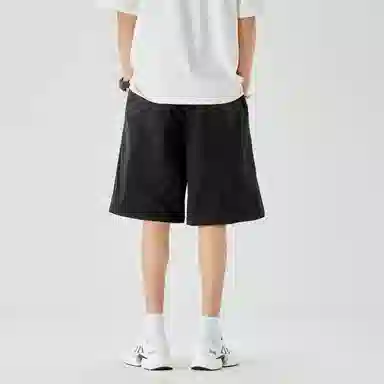 三体 超级符号系列 织唛抽绳五分美式复古学生多巴胺篮球裤宽松时尚百搭高街潮牌舒适街头透气学生机能风休闲短裤 男女同款