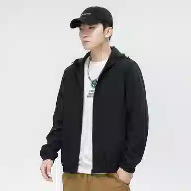 真维斯 山系户外纯色基础款学生党好物宽松落肩飞行百搭休闲连帽日常潮流百搭防风防水通勤夹克 男女同款