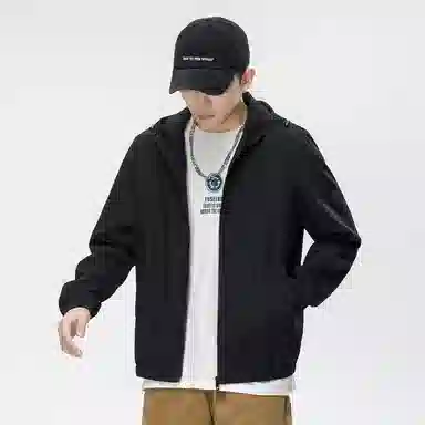 真维斯 山系户外纯色基础款学生党好物宽松落肩飞行百搭休闲连帽日常潮流百搭防风防水通勤夹克 男女同款