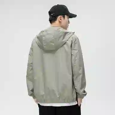 真维斯 山系户外纯色基础款学生党好物宽松落肩飞行百搭休闲连帽日常潮流百搭防风防水通勤夹克 男女同款