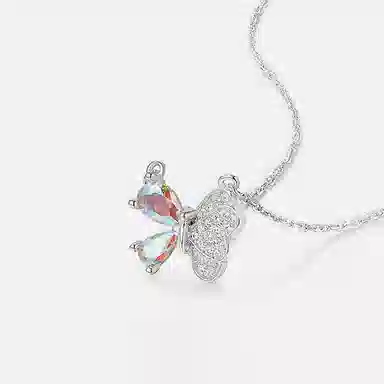 知榆 轻奢风蝴蝶小众设计感高级锁骨链 项链 女款