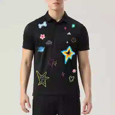 adidas Star Print Polo Shirt