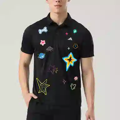 adidas Star Print Polo Shirt