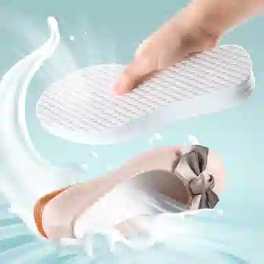 足印部落 单鞋乳胶一次性日抛免洗 鞋垫 男女同款情侣款