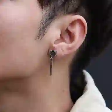 S925 Silver Drum Earrings