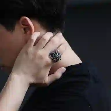 Yamagata Dragon Hollow Ring S925 Silver