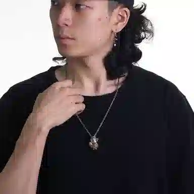 Yamagata God of Wealth Pendant S925 Silver