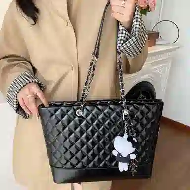 WHERE WHAT WHO Tote PU