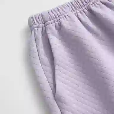 芬腾 空气棉夹层针织薄夹棉春秋款女大学生长袖长裤家居服睡衣套装 女款