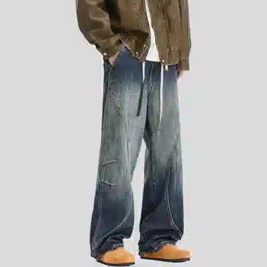 ALL IN Retro Wide-Leg Jeans