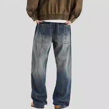 ALL IN Retro Wide-Leg Jeans